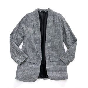 Shinestar Gray Plaid Blazer